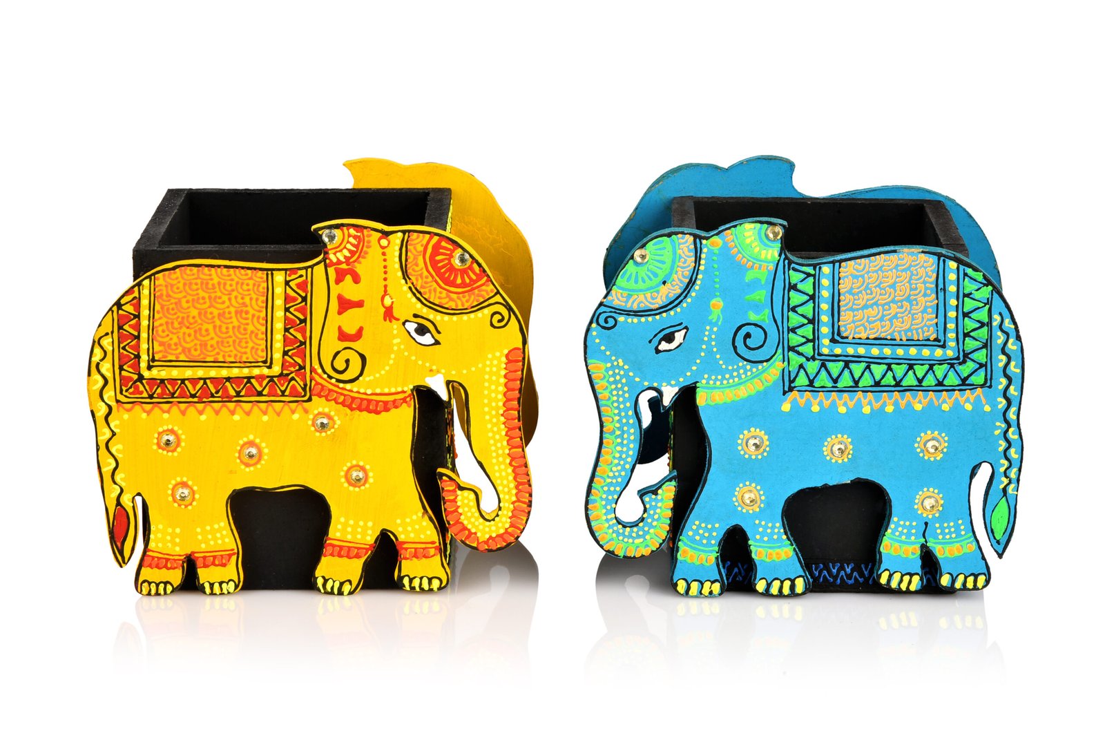 Pen Stand – Elephant – Set of 2