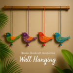 Handmade, Handicraft, Home Decor, wall hanging, wooden decor, gift item, peacock wall hanging