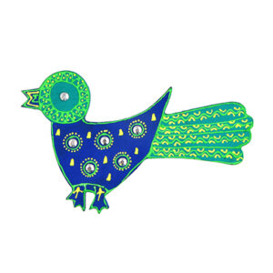 Handmade Bird Wooden Fridge Magnet for Gifting - Available in 2 Colors