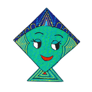 Handcrafted Kite Wooden Fridge Magnet for Gifting - Available in 2 Colors